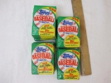18 Topps 1990 Major League Baseball Card Packs, unopened including 16 Bubble Gum Cards & 1 Stick of