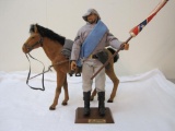 2 Mounted Soldiers of the World-Civil War Action Figures: 1st Sergeant Confederate Soldiers and