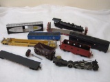 Lot of HO Scale Train Cars and Parts from Mantau and more, AS IS, 2 lb 11oz