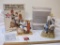 2 Norman Rockwell Collectible Porcelain Figurines including 