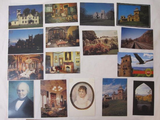 Lot of Vintage Postcards from Olana State Historic Site, Martin Van Buren National Historic Site,