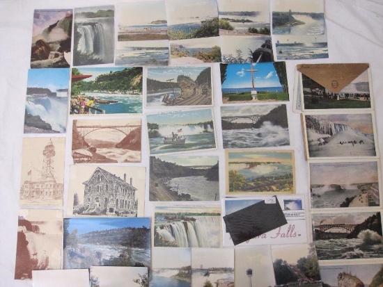 Lot of Vintage Niagara Falls Postcards and Photographs, 7 oz