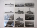 12 Vintage Black & White Naval Photographs from 1960s-1970s, 2 oz