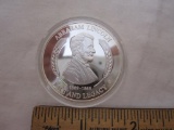 Silver-plated Commemorative Coin Abraham Lincoln Life and Legacy Gettysburg Address Commemorative