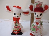 Mr & Mrs Christmas Mouse Set, All New Material Japan, 11 oz