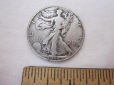 US Silver Coin 1944-D Walking Liberty Half Dollar Coin, 12.2 g