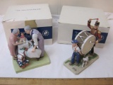2 Vintage Norman Rockwell Figurines including 