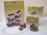 3 World's Fair Collection Display Pieces, including World's Fair Trolley and Vignettes (Carriage and