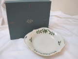 Lenox China Holiday Candy Dish in original box, 1 lb 1 oz