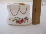 Summer Rose Fine Bone China Purse, Taiwan, 5 oz