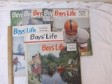 8 Vintage Issues of Boy's Life Magazine from early 1960s, 4 lbs 5 oz