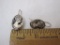 Beautiful Sterling Cameo Woman Earrings, marked 925, 4.8 g total weight