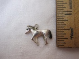 Unique Sterling Silver Horse pendant, marked 925 TH, 2.5 g