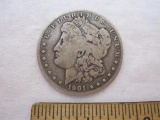 1901-O Morgan Silver Dollar, 25.9 g