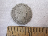 1899 Silver Barber Quarter, 5.3 g