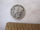 1919 Mercury Silver Dime, 2.3 g