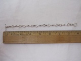 8 inch Sterling Silver Link Bracelet, 9.3g