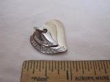 TIFFANY & Co. Sterling Silver Double Heart Pendant, 6.1 g