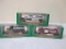 3 Miniature Hess Trucks