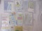 Lot of HO Scale Train Decals including Southern Pacific, Santa Fe, and more, 8 oz