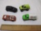 4 Diecast Cars including Matchbox and Hot Wheels from 1980s-2000s, 6 oz