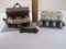 2 HO Scale Train Display Buildings