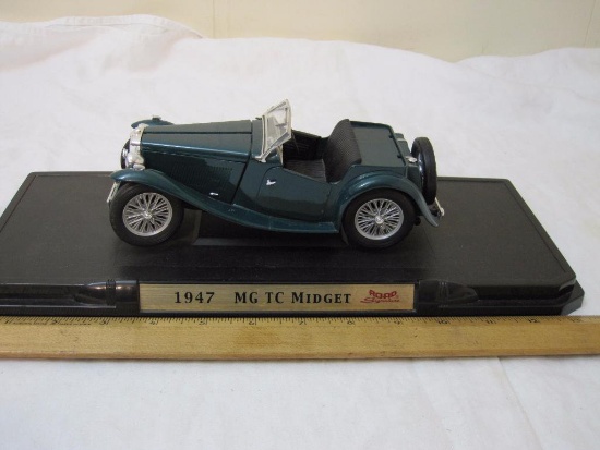 1947 MG TC Midget Model Car, Road Signature, 1 lb 3 oz