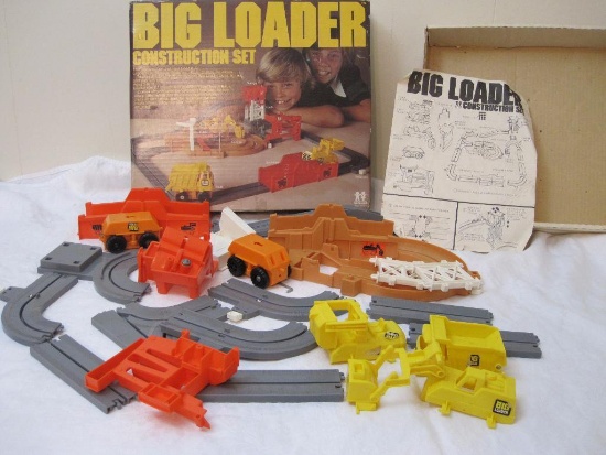 Big Loader Construction Set, in original box, 1977 TOMY, see pictures for included pieces, 2 lbs 3