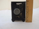 Vintage Cast-iron Safe Coin Bank,