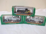 3 Miniature Hess Trucks