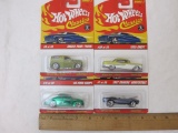 4 Hotwheels Classics Diecast Cars