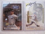 2 New York Yankees Limited Edition Fleer Baseball Cards