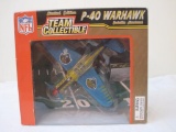 NFL Jaguars Team Collectible P-40 Warhawk 1:48 Scale Die-Cast Model Airplane