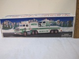 1995 Hess Truck Toy Truck and Helicopter, in original box, 1 lb 12 oz