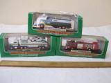 3 Miniature Hess Trucks