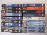 Lot of Star Trek VHS Tapes including many sealed titles, 9 lbs