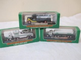 3 Miniature Hess Trucks