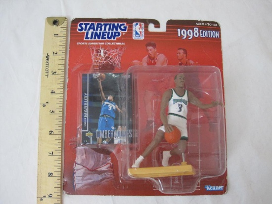 Starting Lineup Stephon Marbury (NBA Timberwolves) Collectible Figure, 1998 Edition, Kenner, sealed