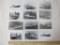 Twelve vintage photographs of Warships, including the carriers Princeton, Randolph, Ticonderoga and