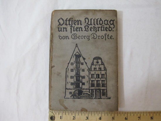 Ottjen Alldag by Georg Droste Vintage German Hardcover Book, 11 oz