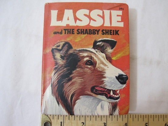Vintage Lassie and the Shabby Sheik Hardcover Book, A Big Little Book, Whitman, 1968, 5 oz