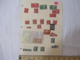 Lot of Vintage US Postage Stamps from 1916-1935 including 2-1925 Lexington-Concord One Cent; 2-1925