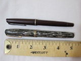 Two Vintage Fountain Pens including Wearever with special alloy nib and Osmiroid 75 Made in England
