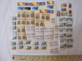 Lot of US 20 Cent Postage Stamps including 1982 Knoxville World's Fair, Horatio Alger, America's