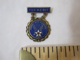 WWII Army Air Force FIC (First Fighting Command) AWS (Aircraft Warning Service) For Merit Sterling