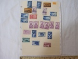 Lot of US 3 Cent Postage Stamps from 1955-1969 including 1956 Labor Day, Honoring those who helped