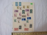 Lot of US 3 and 4 Cent Postage Stamps from 1955-1969 including The Mackinac Bridge, 1958 Atlantic
