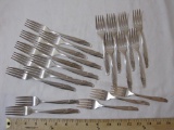 Lot of Rogers & Bro (International Silver) Reinforced Plate Silverplate Exquisite Pattern (1957)