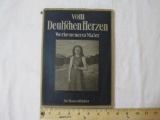 Vintage German Book: Vom Deutschen Herzen - Werke neuerer deutscher Maler by Die Blauen Bucher,