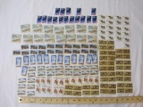 US Postage Stamps from 1970s including 8 cent Peace Corps Stamps, 2 Cent National Parks Centennial